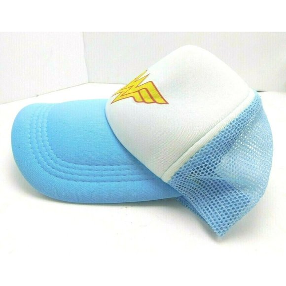 Wonder Woman Womens Superhero Hat Cap Snapback Robin Blue White - Picture 3 of 8